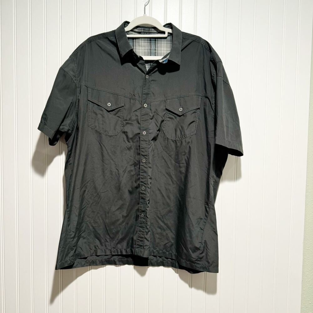 Kuhl Gray Stealth Short Sleeve Shirt Mens XXL